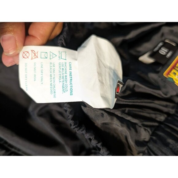 Obermeyer Ski Snow Winter Black Waterproof Pants Size 10 Elastic Waist Pockets - Picture 15 of 16